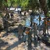 Militares realizan labores de limpieza en lugares afectados por inundaciones con uniforme de Plan DNIII Militares realizan labores de limpieza en lugares afectados por inundaciones con uniforme de Plan DNIII
