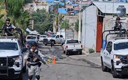 Patrullas de la Guardia Nacional en Arroyo Hondo Zapopan