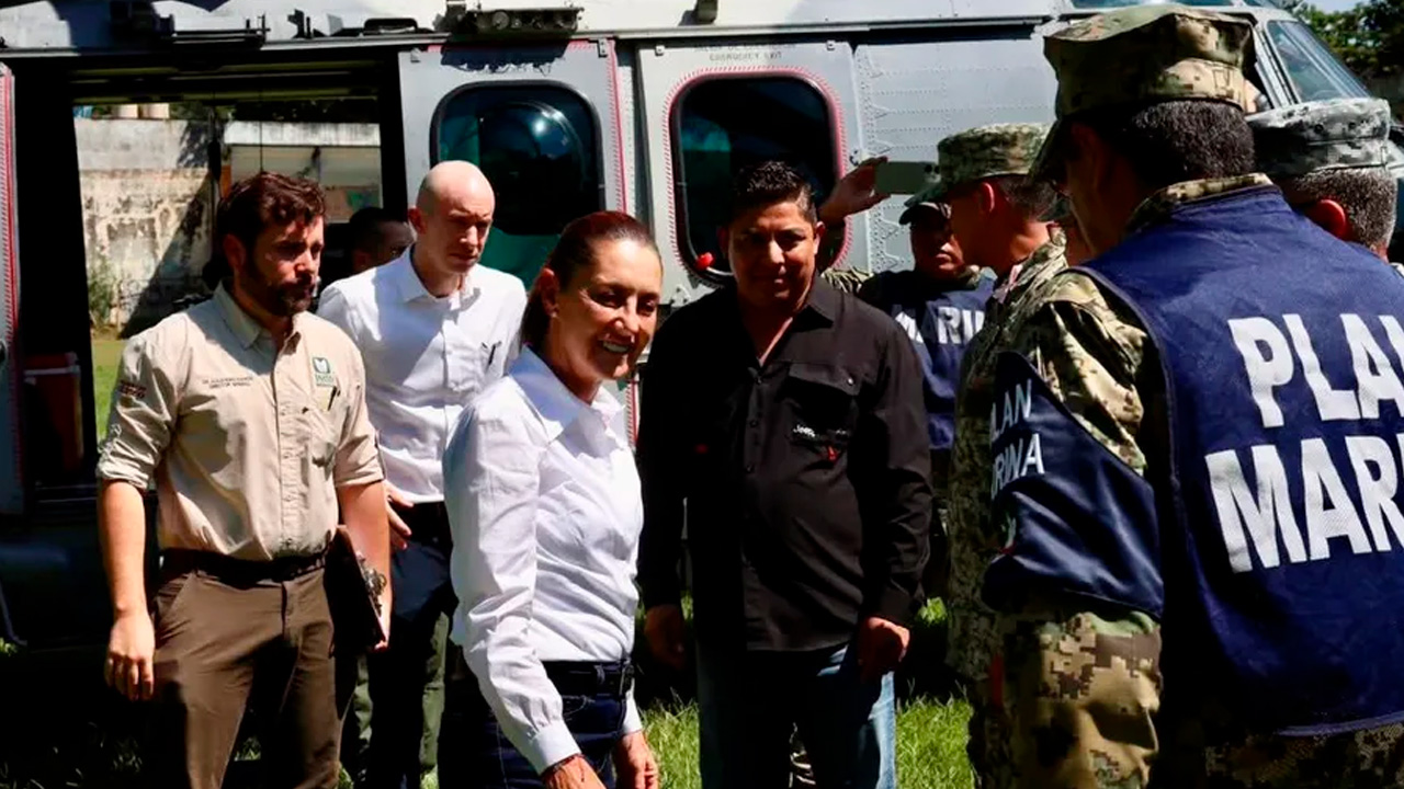 Claudia Sheinbaum aseguró que el gobierno federal brindará apoyo total a los afectados por las lluvias en San Luis Potosí.