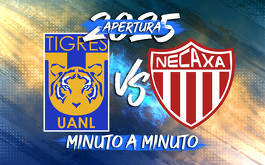 La última derrota de Tigres con el Necaxa en casa se registró en el Apertura 2016 por marcador de 2-0.