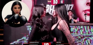 La modelo colombiana Karina García se sube al ring de boxeo y peleará con una mexicana Karely Ruiz en ‘Stream Fighters 4′ que se celebra en Colombia.