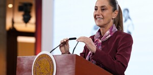 La Presidenta de México, Claudia Sheinbaum Pardo, durante la conferencia de la mañanera 16 de octubre 2025.