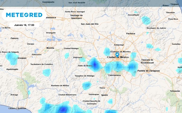 Mapa satelital de la Ciudad de México sobre el clima para el jueves 16 de octubre del 2025. Mapa satelital de la Ciudad de México sobre el clima para el jueves 16 de octubre del 2025.