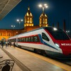 La inteligencia artificial de Gemini muestra a través de fotografías cómo se vería el Tren Interurbano en el estado de Guanajuato. La inteligencia artificial de Gemini muestra a través de fotografías cómo se vería el Tren Interurbano en el estado de Guanajuato.