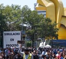 Vialidades y espacios como El Caballito son ocupadas como puntos de reunión ante sismos.