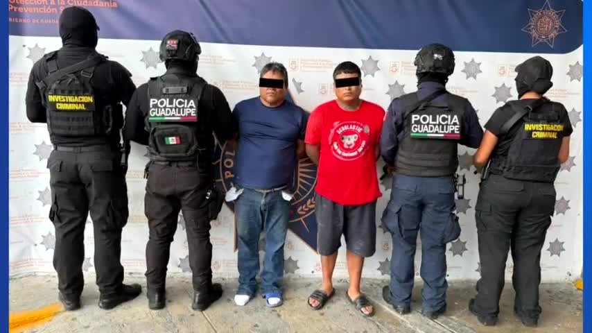 Felipe “N”, buscado por homicidio en Tamaulipas desde 2020, fue detenido en Guadalupe junto a Alejandro “N” durante un operativo. Les