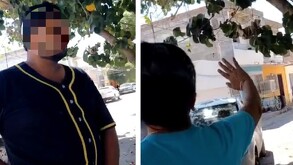 Vecinos pelean y uno amenaza a familia con presunta arma falsa