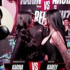La modelo colombiana Karina García se sube al ring de boxeo y peleará con una mexicana Karely Ruiz en ‘Stream Fighters 4′ que se celebra en Colombia. La modelo colombiana Karina García se sube al ring de boxeo y peleará con una mexicana Karely Ruiz en ‘Stream Fighters 4′ que se celebra en Colombia.