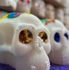 Calaveras de azúcar en Feria del Cartón de Guadalajara