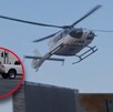 Helicóptero aterriza en avenida Pino Suárez Helicóptero aterriza en avenida Pino Suárez