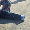 Un hombre herido en el cráneo tras caer de un camión Ruta Dalias Un hombre herido en el cráneo tras caer de un camión Ruta Dalias