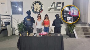 Los presuntos delincuentes fueron identificados como Mía, Heydi y Luis, quien fue trasladado a un hospital