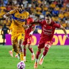 Los Tigres vencieron 5-3 al Necaxa en el Volcán, para regresar a la actividad en la Liga MX y afianzarse en la tercera posición de la tabla general. Los Tigres vencieron 5-3 al Necaxa en el Volcán, para regresar a la actividad en la Liga MX y afianzarse en la tercera posición de la tabla general.