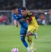 Jorge Sánchez y Brian Rodríguez disputando un balón durante el Clásico Joven de Cruz Azul vs América. Jorge Sánchez y Brian Rodríguez disputando un balón durante el Clásico Joven de Cruz Azul vs América.