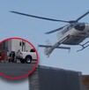Helicóptero aterriza en avenida Pino Suárez Helicóptero aterriza en avenida Pino Suárez