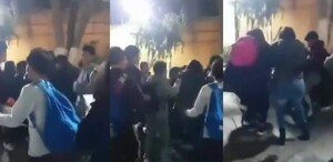 Nicole es golpeada por adultos y alumnos de escuela secundaria en Tláhuac Nicole es golpeada por adultos y alumnos de escuela secundaria en Tláhuac
