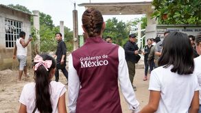 La presidenta de México, Claudia Sheinbaum presentó el plan de rescate de la Sierra Norte de Puebla.