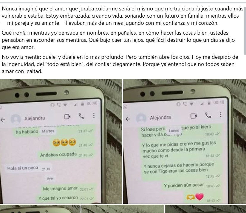 Capturas de pantalla de conversaciones sobre infidelidad en Monterrey Capturas de pantalla de conversaciones sobre infidelidad en Monterrey