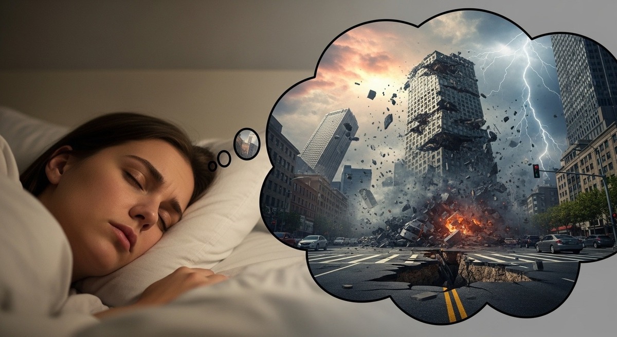 joven soñando con un terremoto joven soñando con un terremoto