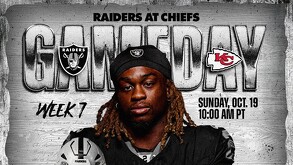 Las Vegas Raiders visitan el Arrowhead Stadium para enfrentar a los Kansas City Chiefs en la Semana 7 de la NFL 2025-2026.