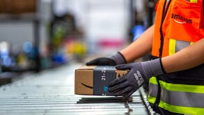 Almacén de empaquetado de Amazon en México