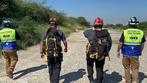 Protección Civil de San Pedro desplegó operativo en la Sierra Madre