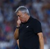Domènec Torrent en el partido ante Pumas donde recibió tarjeta roja por discutir con el asistente rival.