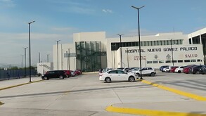 Hospital Nuevo de Gómez Palacio, en donde se atendió a un menor de edad que resultó con lesiones.