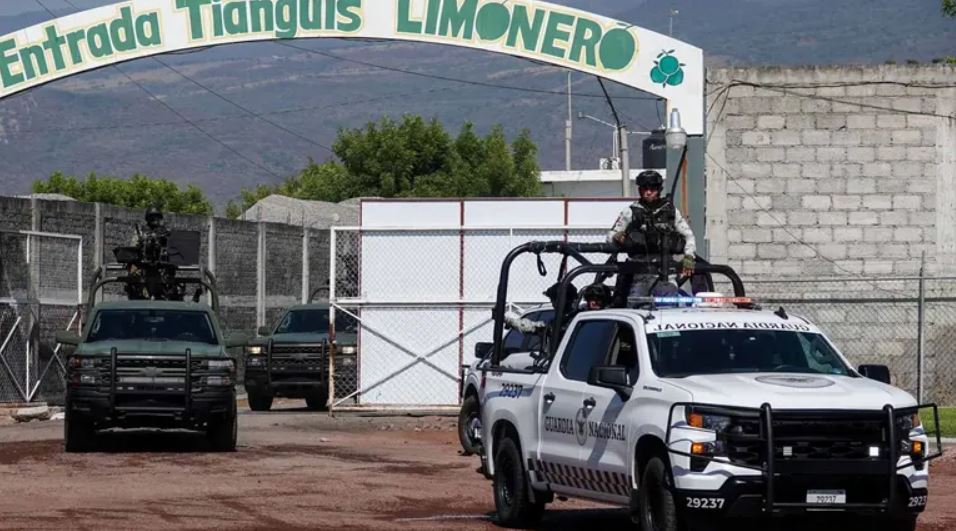 Elementos de Defensa y Guardia Nacional durante operativos tras afectaciones al sector limonero en 2024