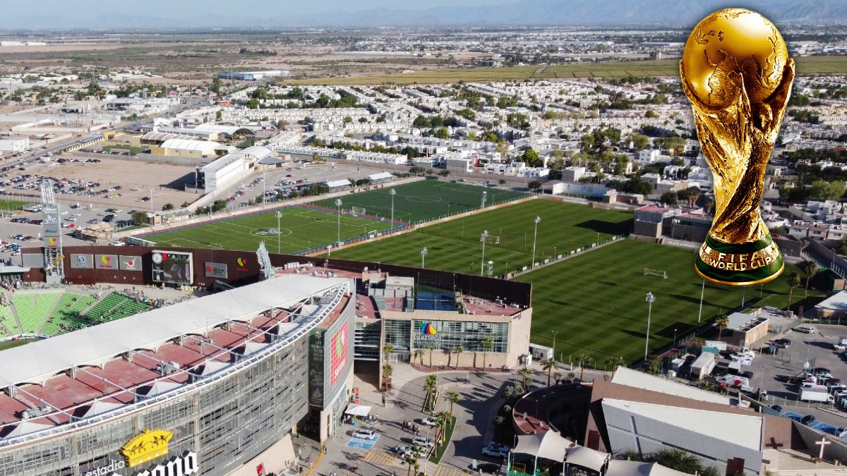 El TSM visto desde una toma áerea con sus canchas de entrenamiento El TSM visto desde una toma áerea con sus canchas de entrenamiento