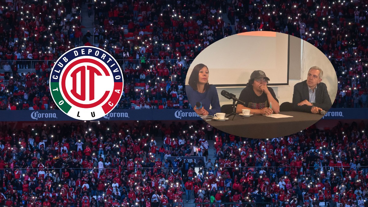 Rueda de prensa del aficionado de Toluca en donde explica cómo va el caso Rueda de prensa del aficionado de Toluca en donde explica cómo va el caso