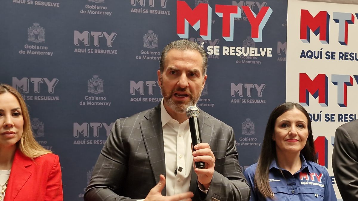 El alcalde de Monterrey, Adrián de la Garza Santos, habla sobre la coalición con el PAN