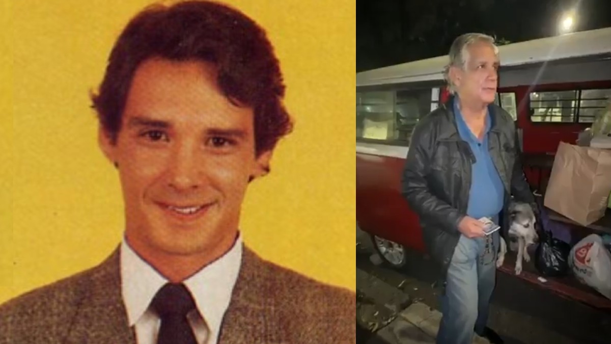 Alejandro Landero de joven y actualmente. Alejandro Landero de joven y actualmente.