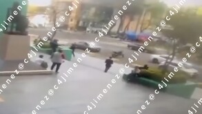 Ciudad Judicial segundos antes del ataque contra el abogado David Cohen.