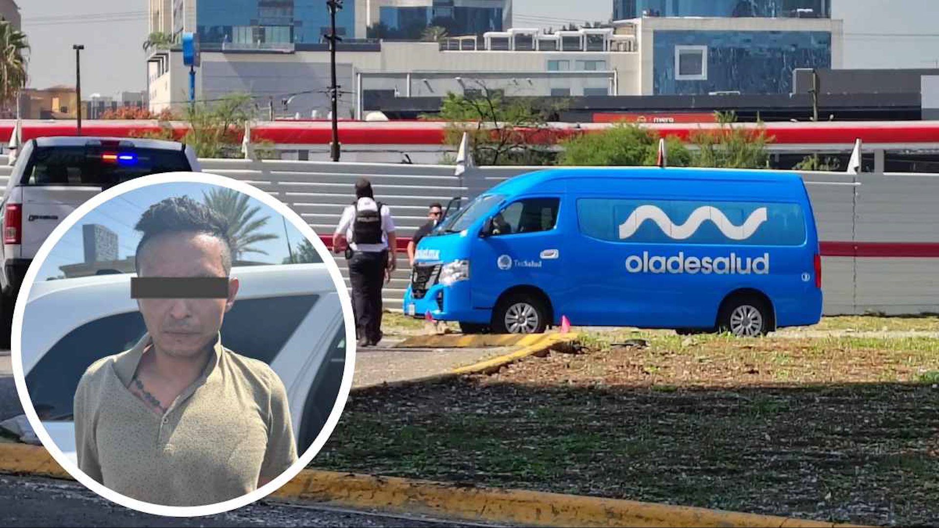 El hombre aprovechó que el vehículo tenía las llaves puestas para abordarlo, encenderlo y huir del lugar, sin embargo, después fue detenido.