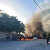 El incendio se reportó sobre la calle Camelia El incendio se reportó sobre la calle Camelia