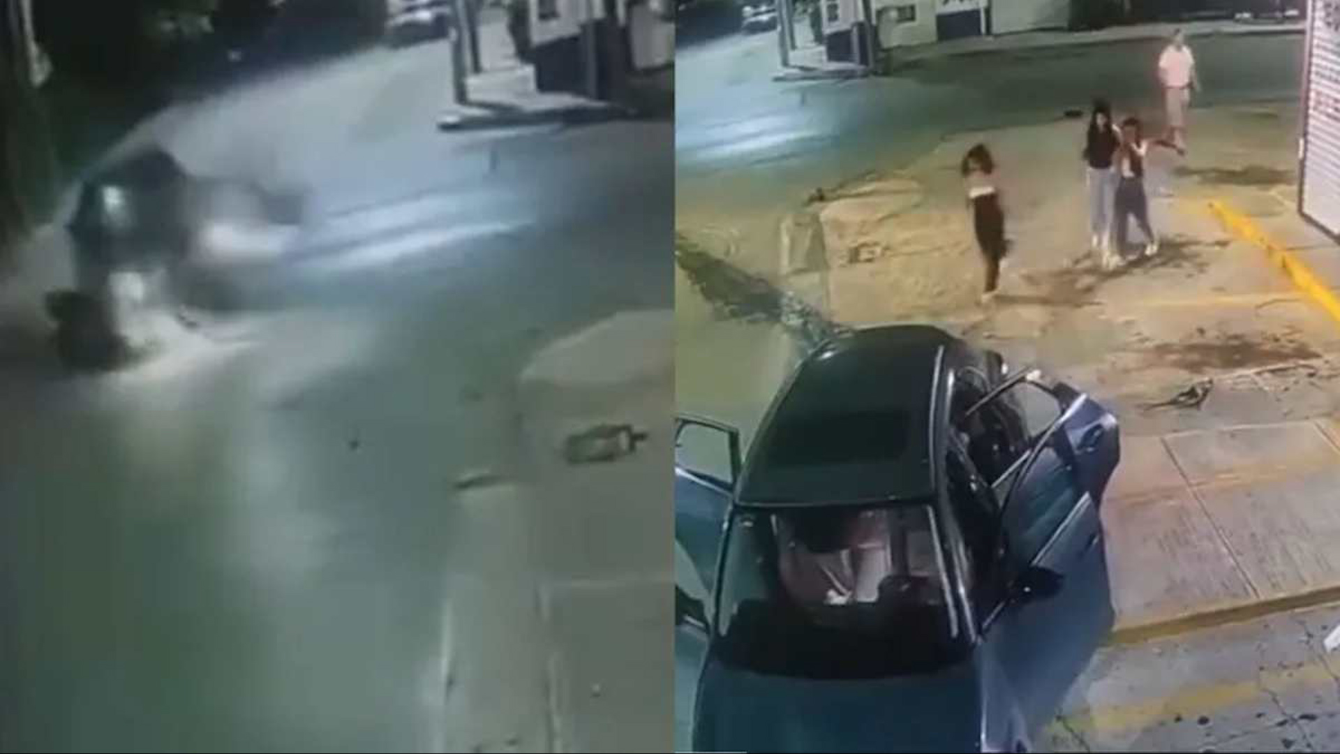 El accidente ocurrió cuando un grupo de jóvenes circulaban a bordo de una camioneta y no respetaron el alto, lo que provocó el impacto con el motociclista.