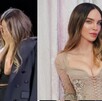 Belinda llorando en uno de sus conciertos. Belinda llorando en uno de sus conciertos.