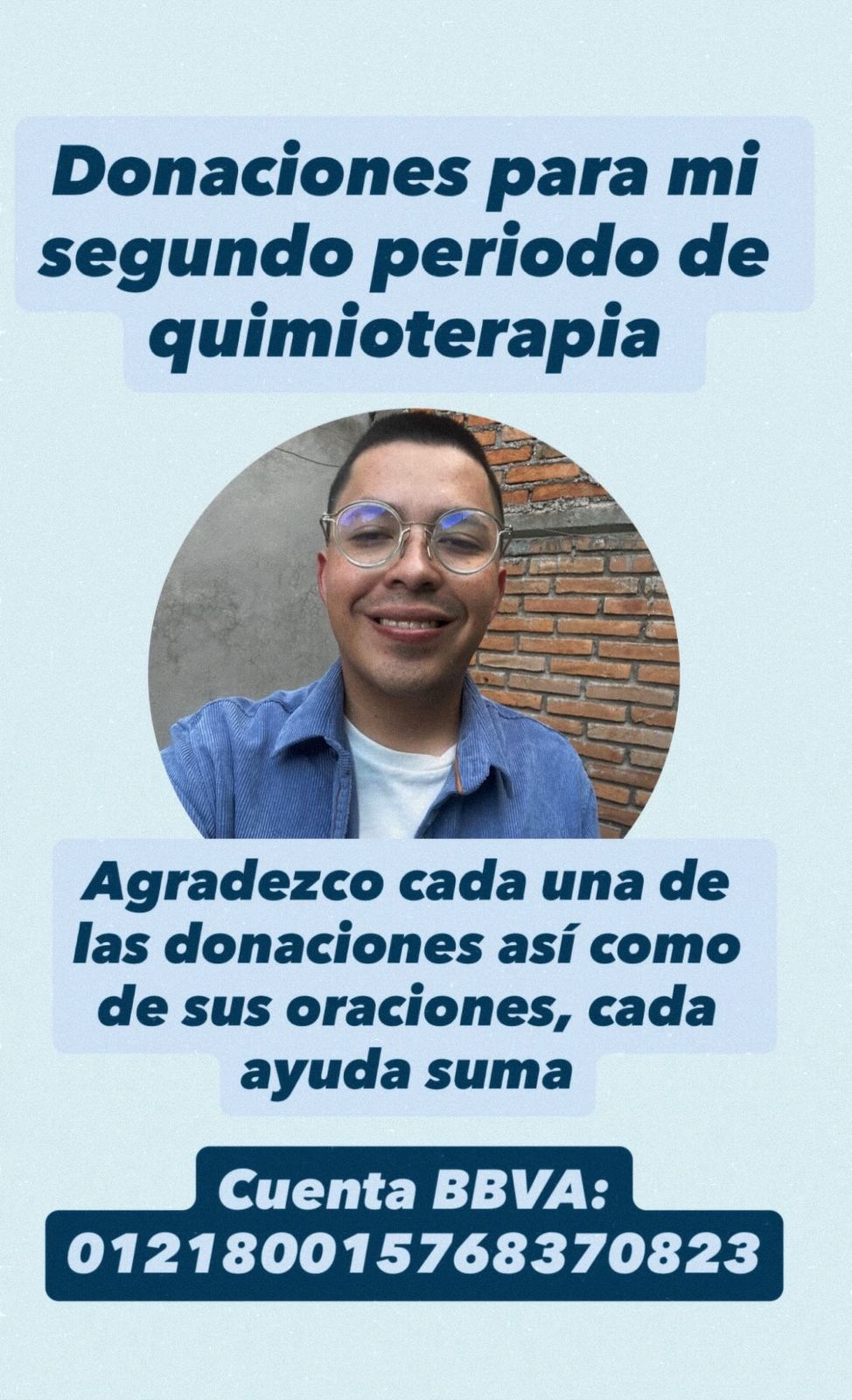 La segunda batalla. Edwin Gómez de 26 años, pide apoyo contra la recaída del cáncer en Durango La segunda batalla. Edwin Gómez de 26 años, pide apoyo contra la recaída del cáncer en Durango