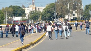 Estudiantes de la Facultad de Derecho encabezan un movimiento estudiantil al que se sumaron los demás campus universitarios de la UASLP.