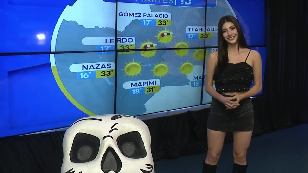 Fanny Ramírez nos da el pronóstico del tiempo en Laguna para este martes 21 de octubre de 2025.