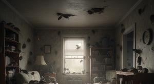 Una casa llena de ratas donde se aprecia suciedad porque este roedor está asociado también a la falta de limpieza en un hogar.