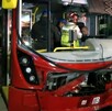 Unidad del Metrobús impactada por un automóvil en la Gustavo A. Madero, el martes 21 de octubre del 2025. Unidad del Metrobús impactada por un automóvil en la Gustavo A. Madero, el martes 21 de octubre del 2025.