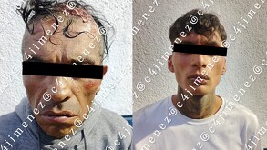 Hombres señalados por el presunto robo de autos en la alcaldía Miguel Hidalgo, Ciudad de México.