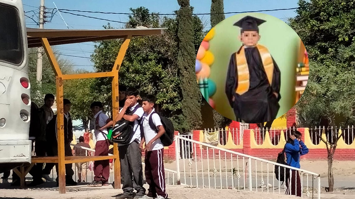 Fotografía de primaria en el Ejido San Miguel en Coahuila Fotografía de primaria en el Ejido San Miguel en Coahuila