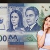 Mujer pensando si existe el billete de 2 mil pesos. Mujer pensando si existe el billete de 2 mil pesos.