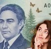 Mujer pensando si existe el billete de 2 mil pesos. Mujer pensando si existe el billete de 2 mil pesos.