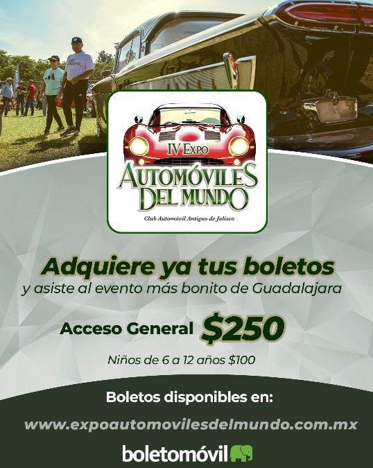 Flyer oficial de la Expo Automóviles del Mundo 2025 en Guadalajara Flyer oficial de la Expo Automóviles del Mundo 2025 en Guadalajara