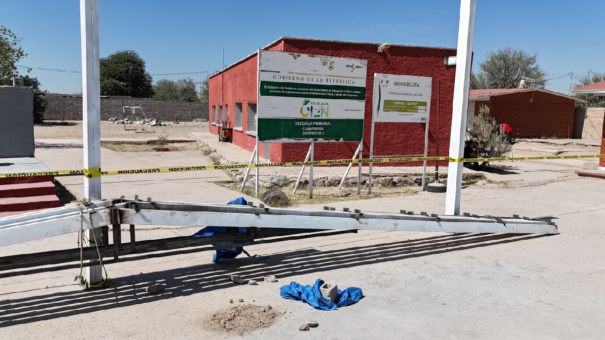 Techumbre colapsó e impactó a niño, provocándole la muerte en ejido de San Pedro Techumbre colapsó e impactó a niño, provocándole la muerte en ejido de San Pedro
