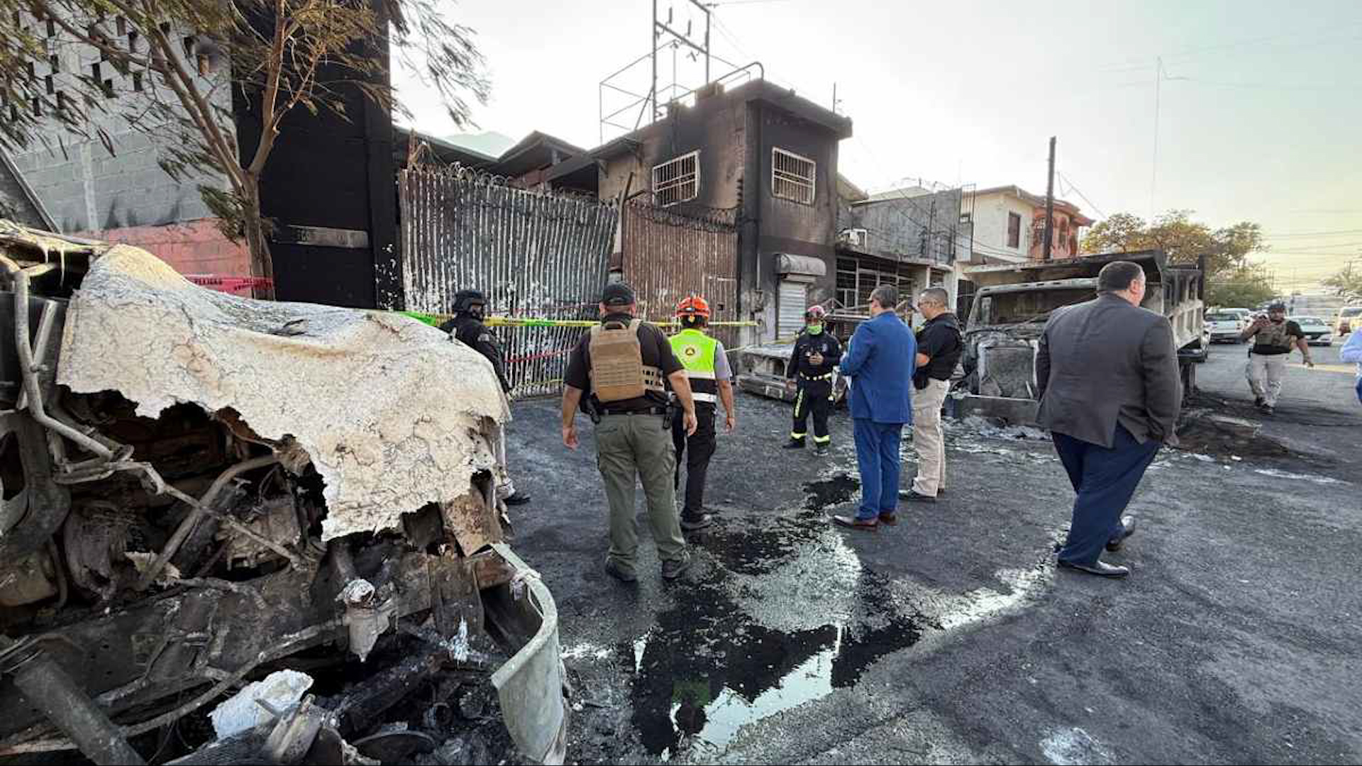 Autoridades llegaron al inmueble ubicado en el cruce de las calles Morelos Norte y General Francisco Morazán en la colonia Zimix.